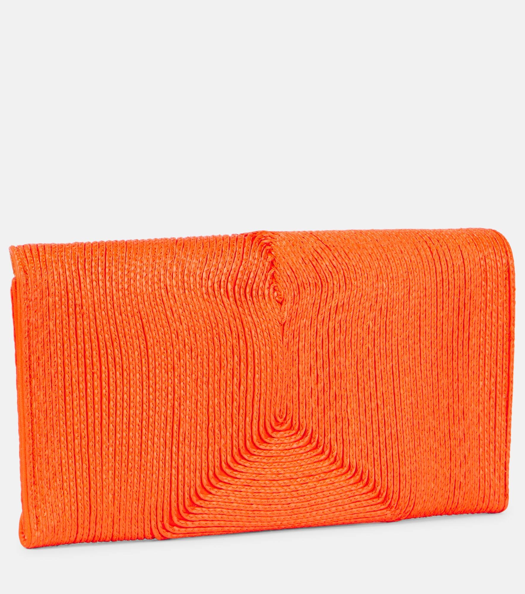 Vacanza raffia clutch - 4