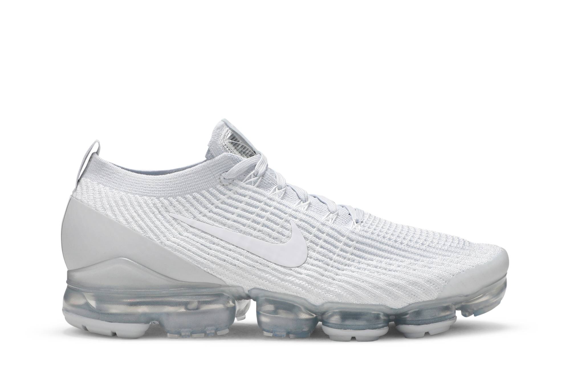 Nike Air VaporMax Flyknit 'Pure Platinum' goat REVERSIBLE