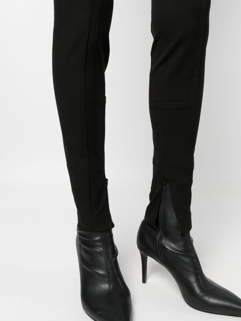 panelled skinny-cut trousers 5