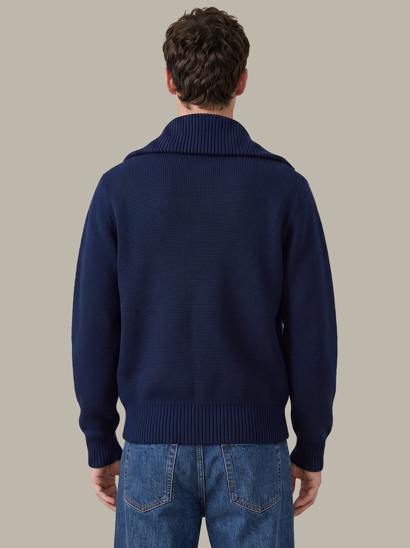 Chris: Cotton Full-Zip Knit Jacket 3