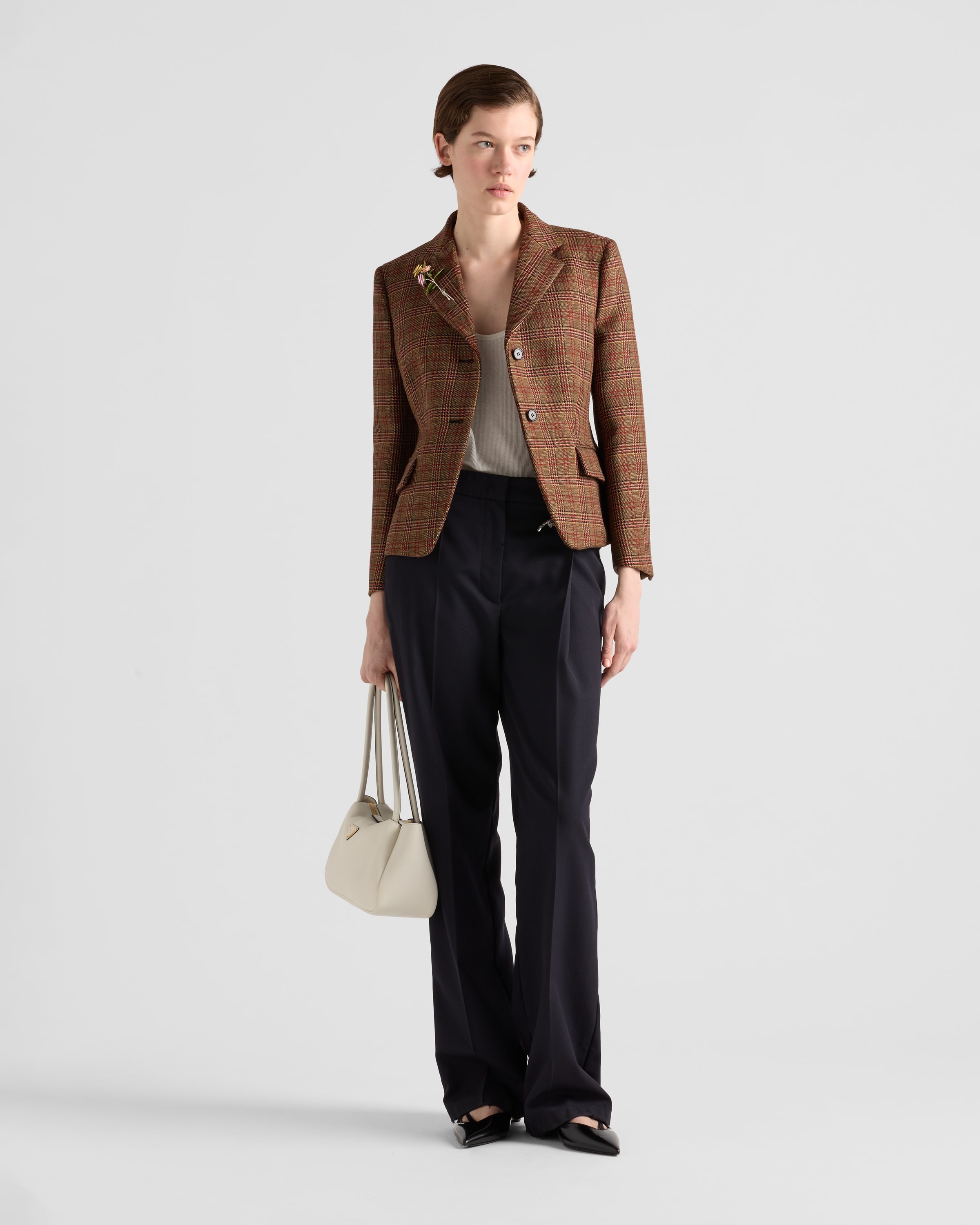 Single-breasted Prince of Wales checked jacket - 2