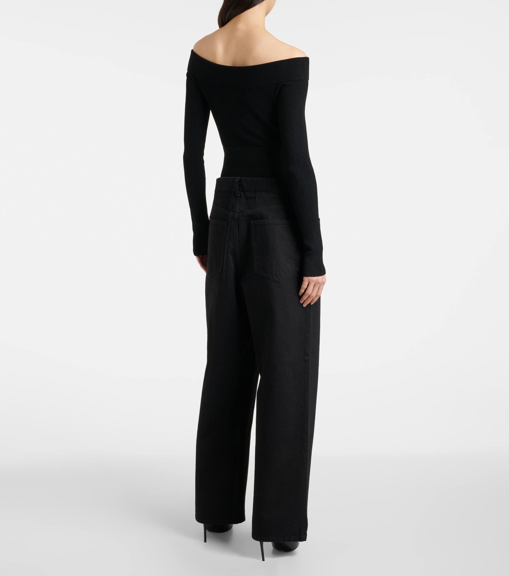High-rise straight jeans - 3