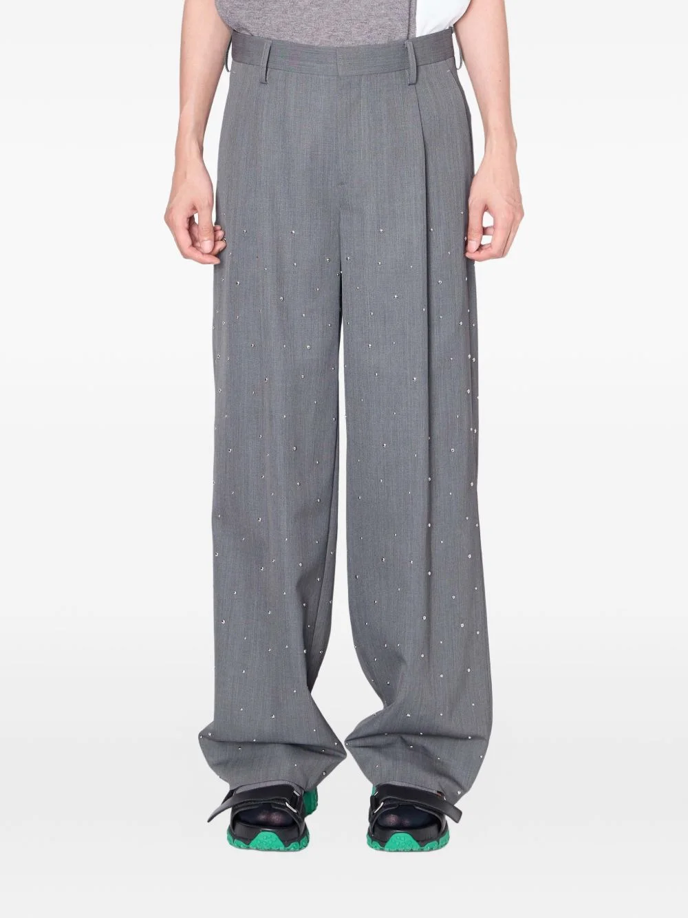 embellished trousers - 1