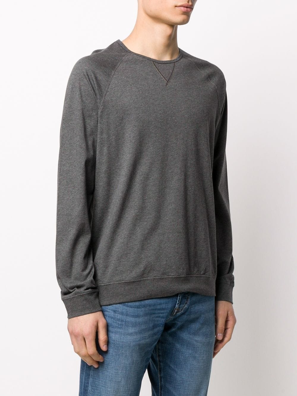 crew neck long-sleeved sweatshirt - 3