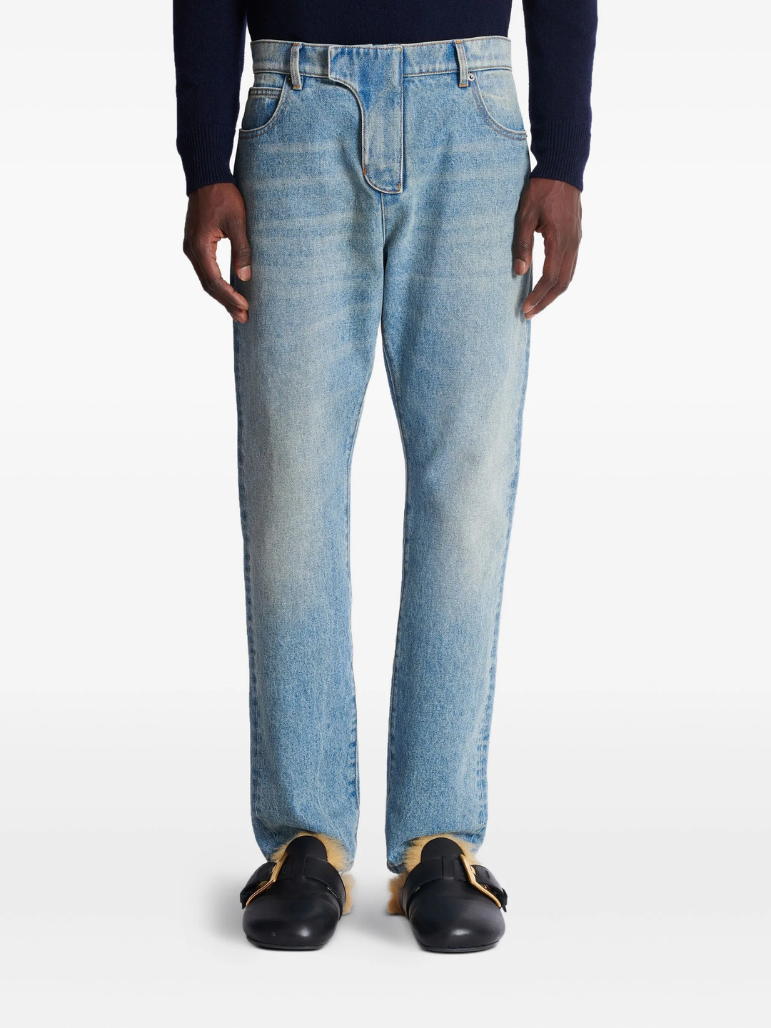 Regular Denim Pants - 5
