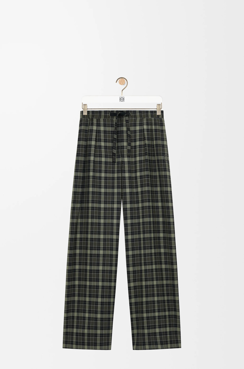 Drawstring trousers in wool blend 1