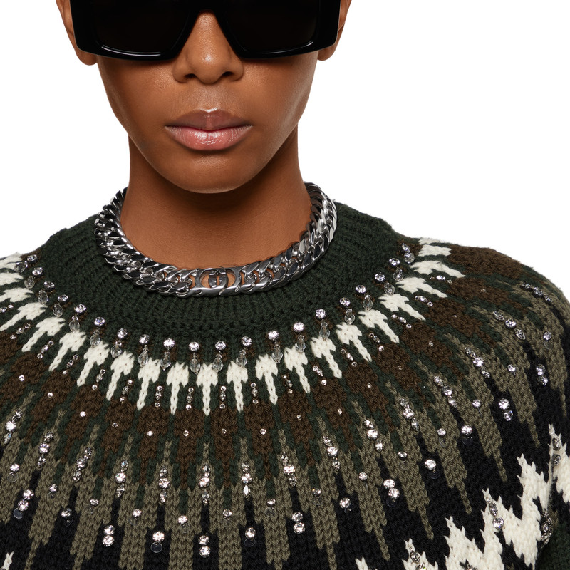Norwegian wool jacquard sweater 5