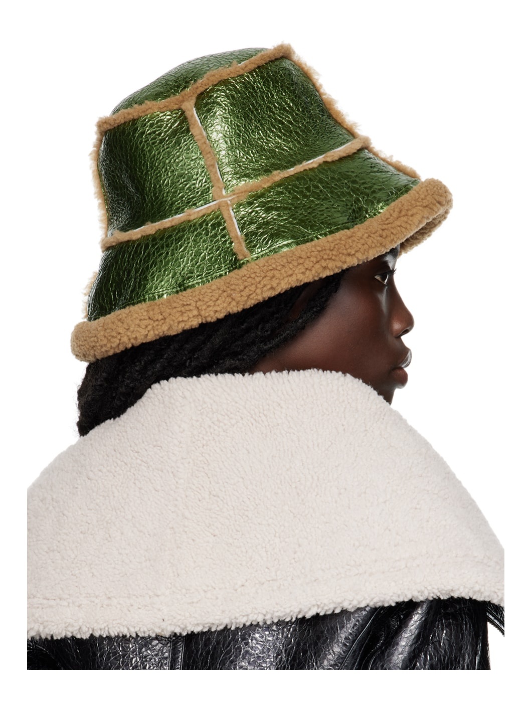 Green 'The Laminated' Bucket Hat - 3