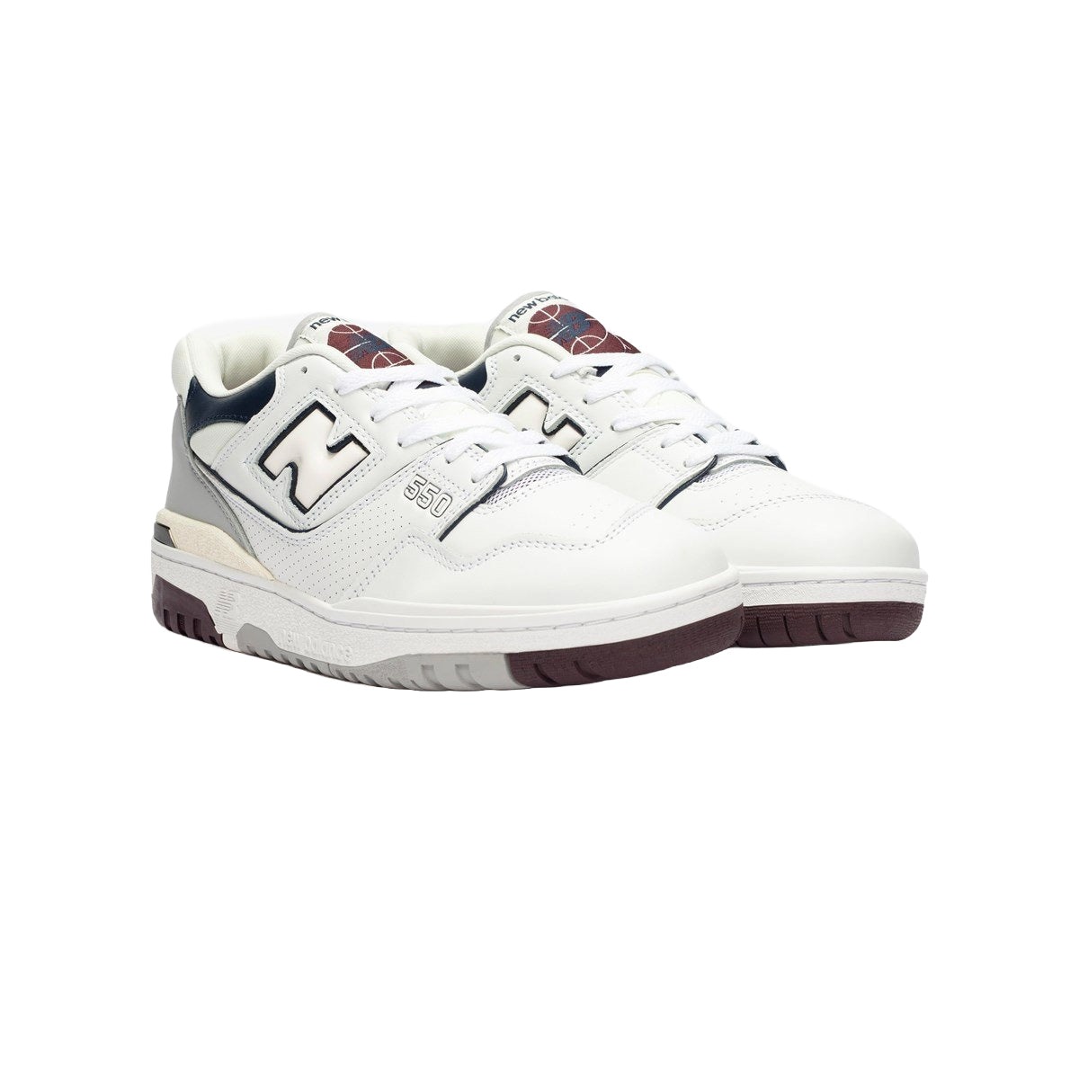 New Balance 550 'White Indigo Burgundy' BB550PWB - 3
