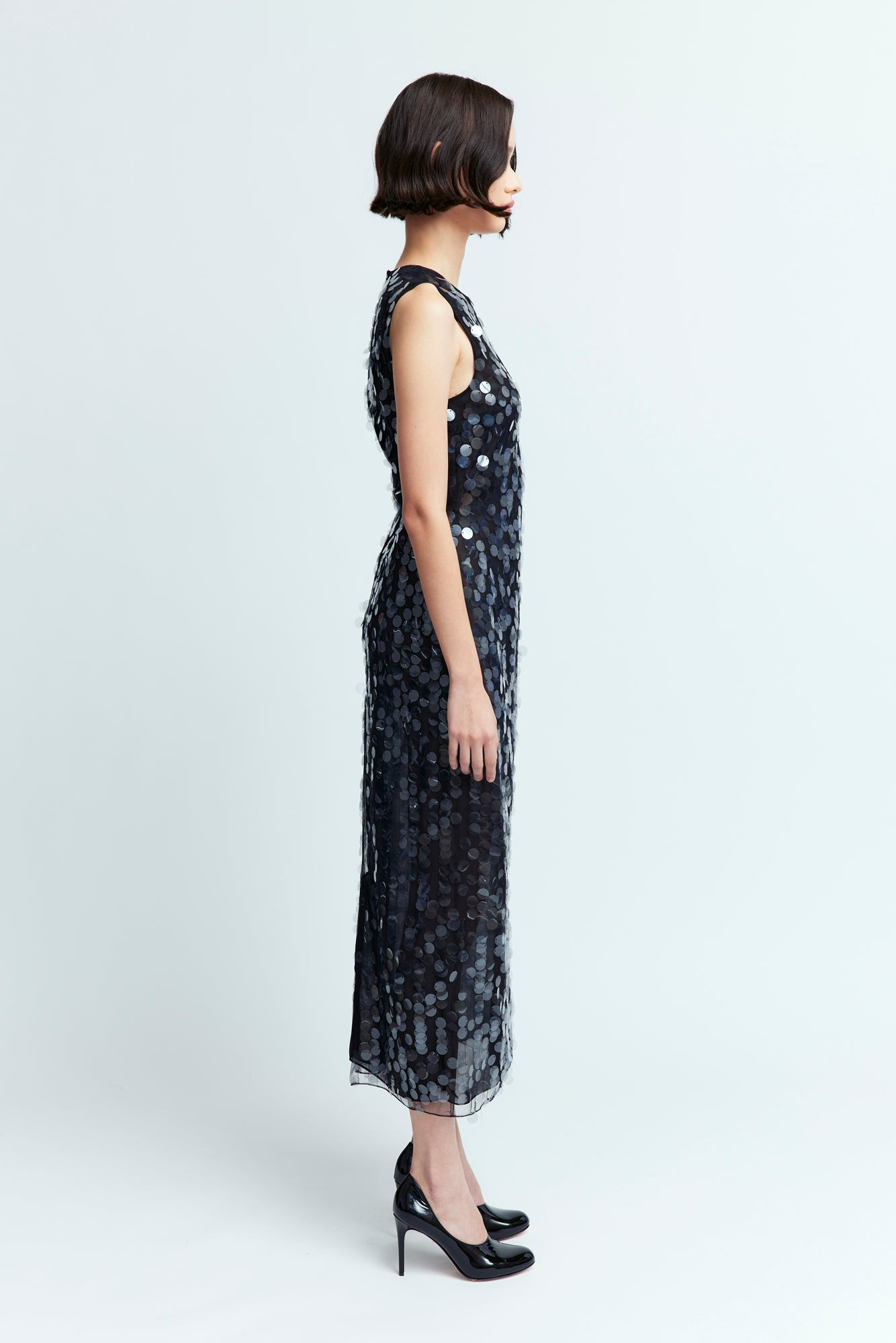TOVIA MIDI DRESS IN SEQUIN - 5