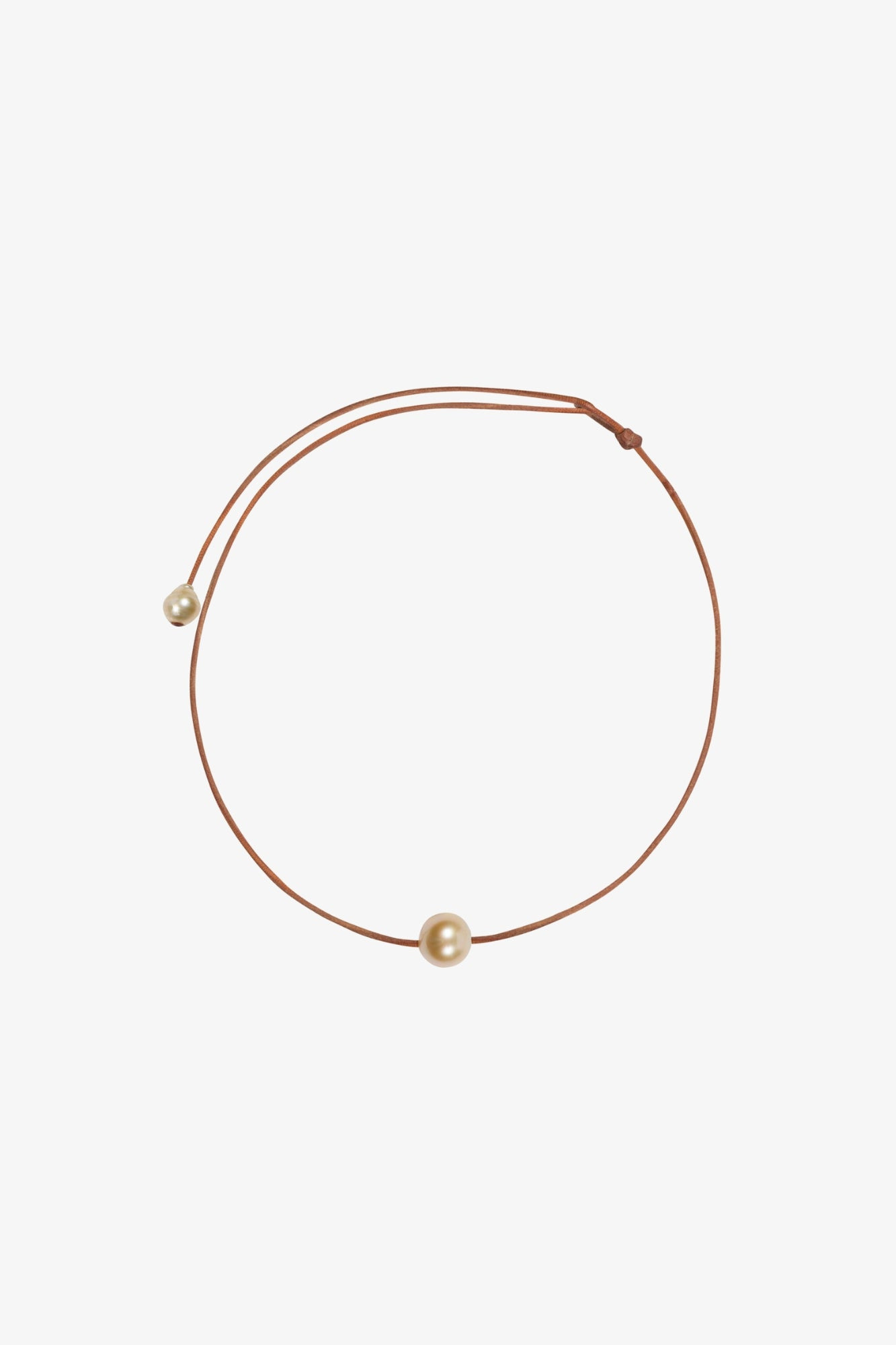 WHITE SIGNATURE PEARL CHOKER NECKLACE - 2