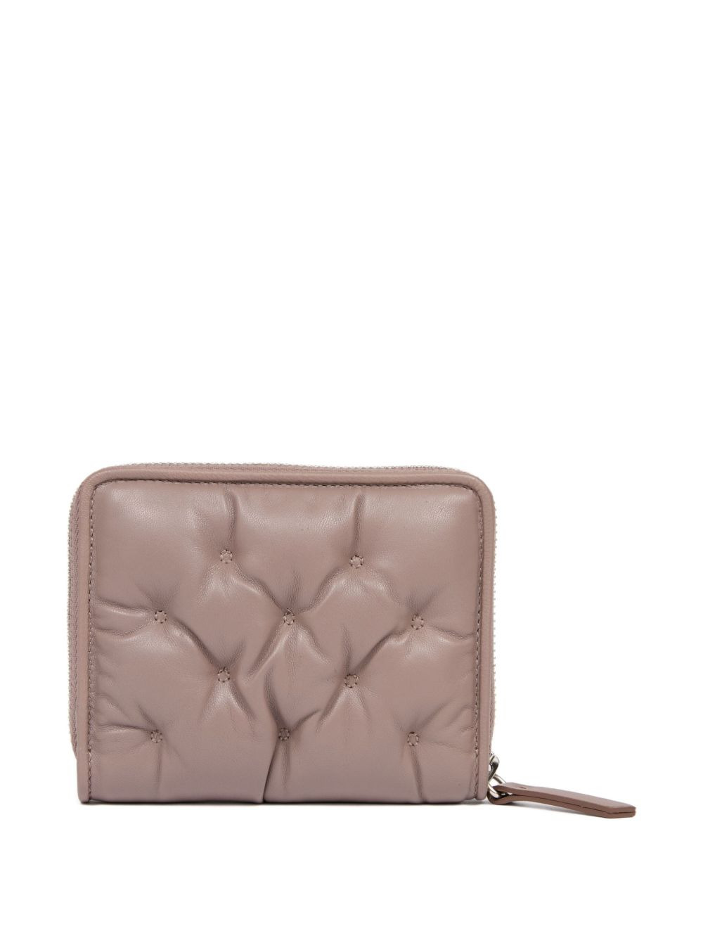 quilted zip-around wallet - 2
