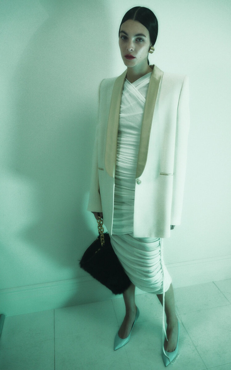 KHAITE Arabella Dress ivory outlook