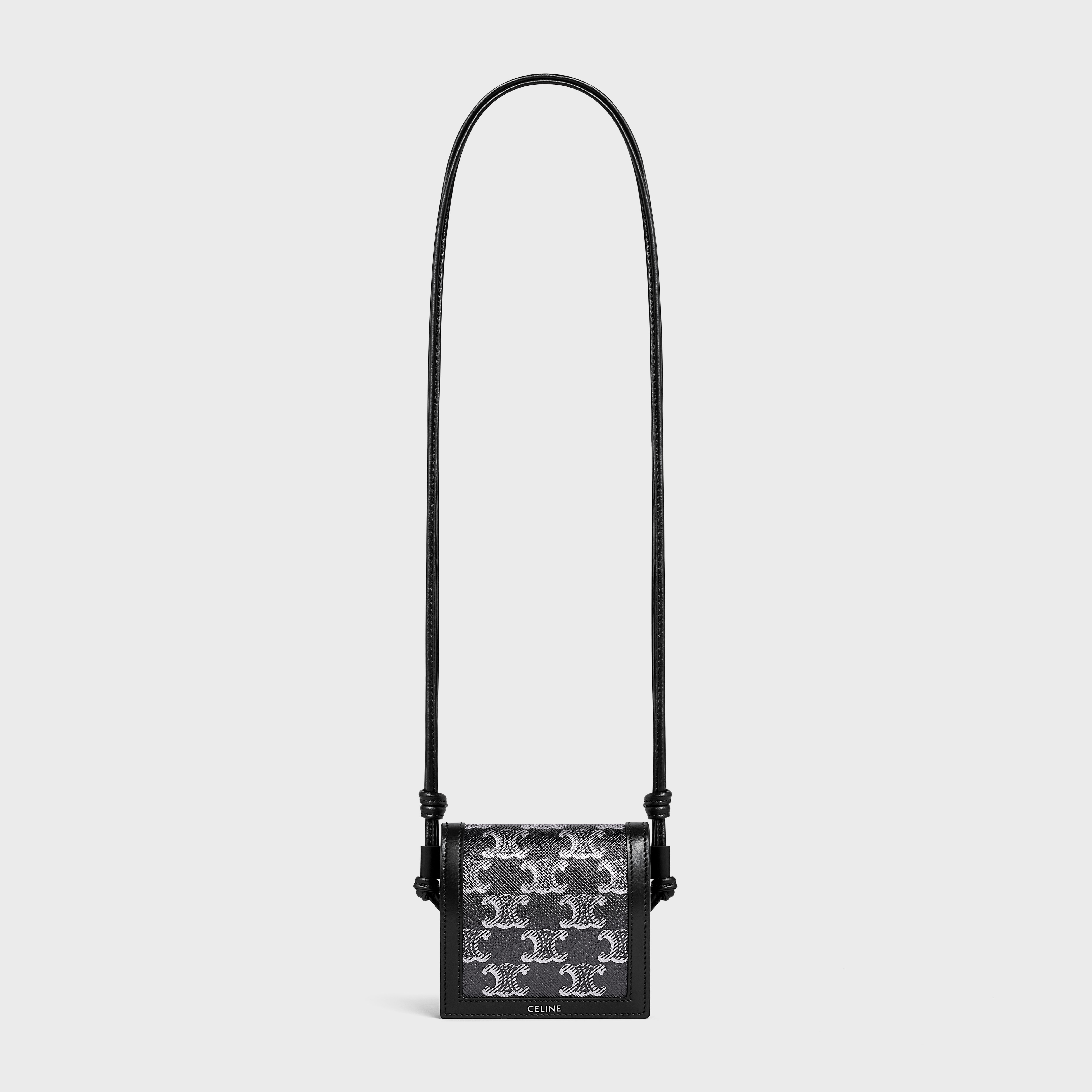 NEKCLACE WALLET in Triomphe Canvas and calfskin - 4
