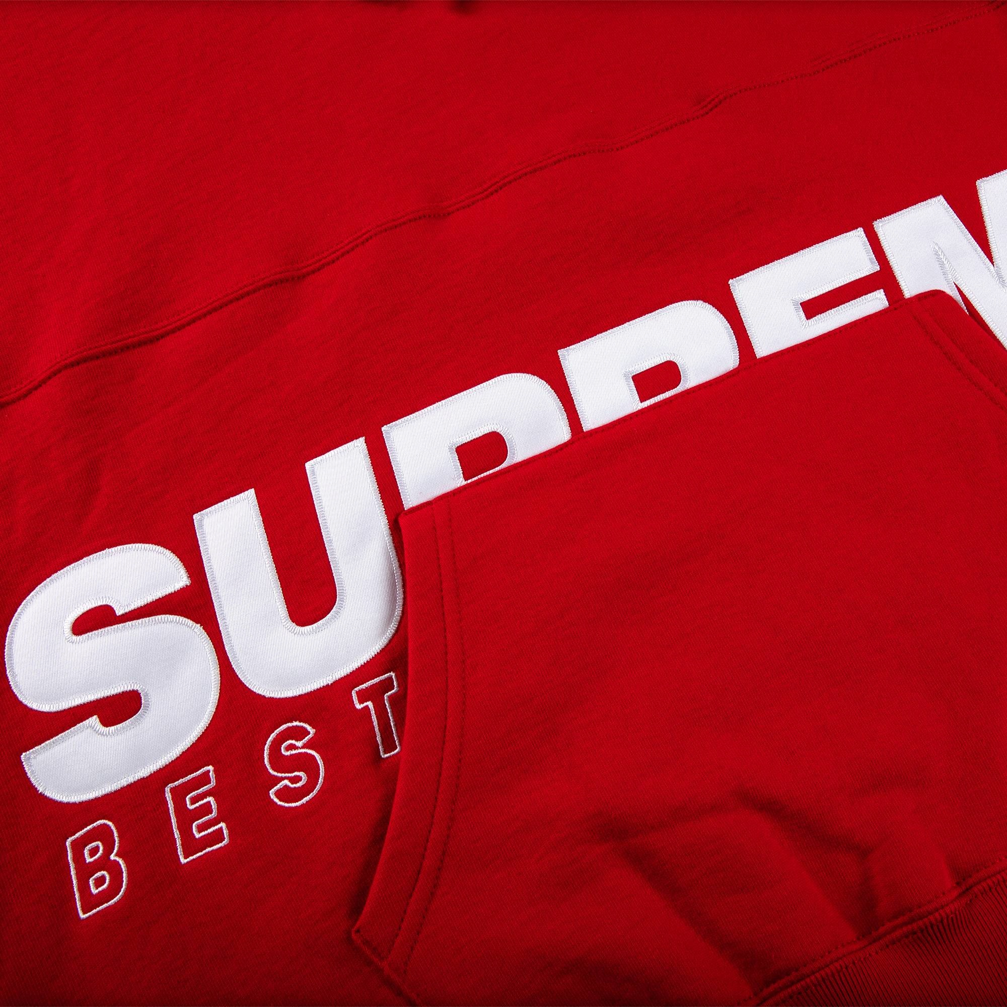 Supreme Best Of The Best Hooded Sweatshirt 'Red' - 2