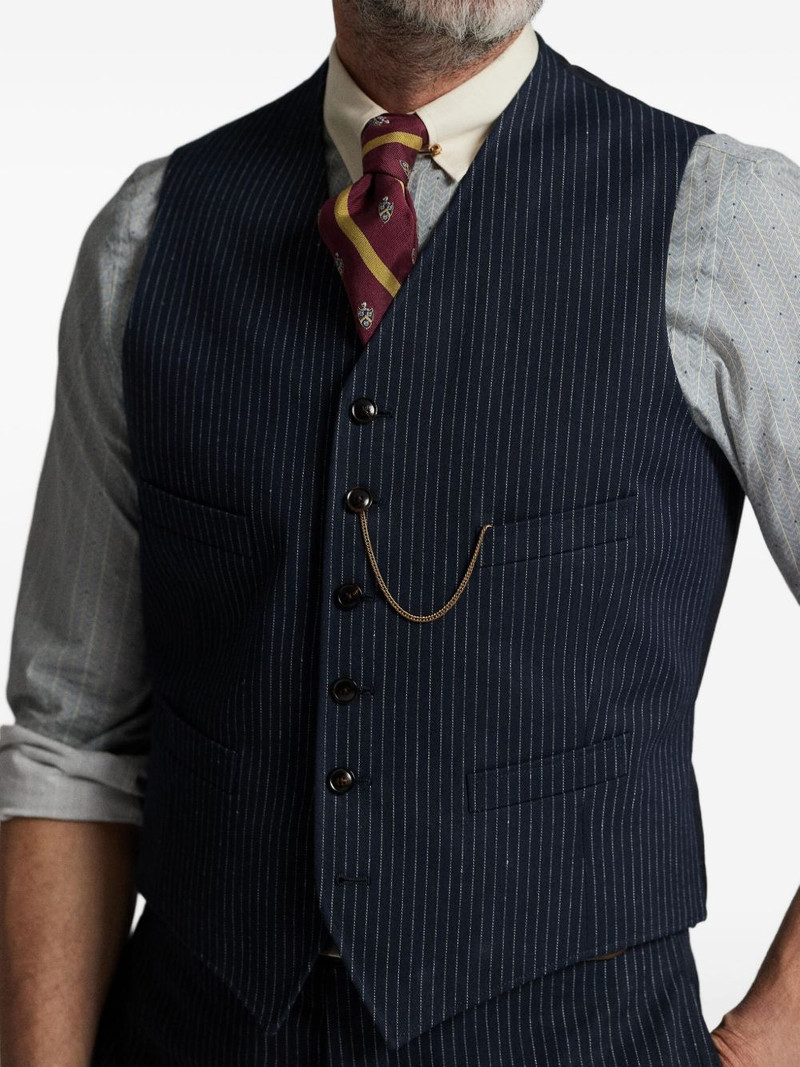 pinstripe cotton waistcoat 4