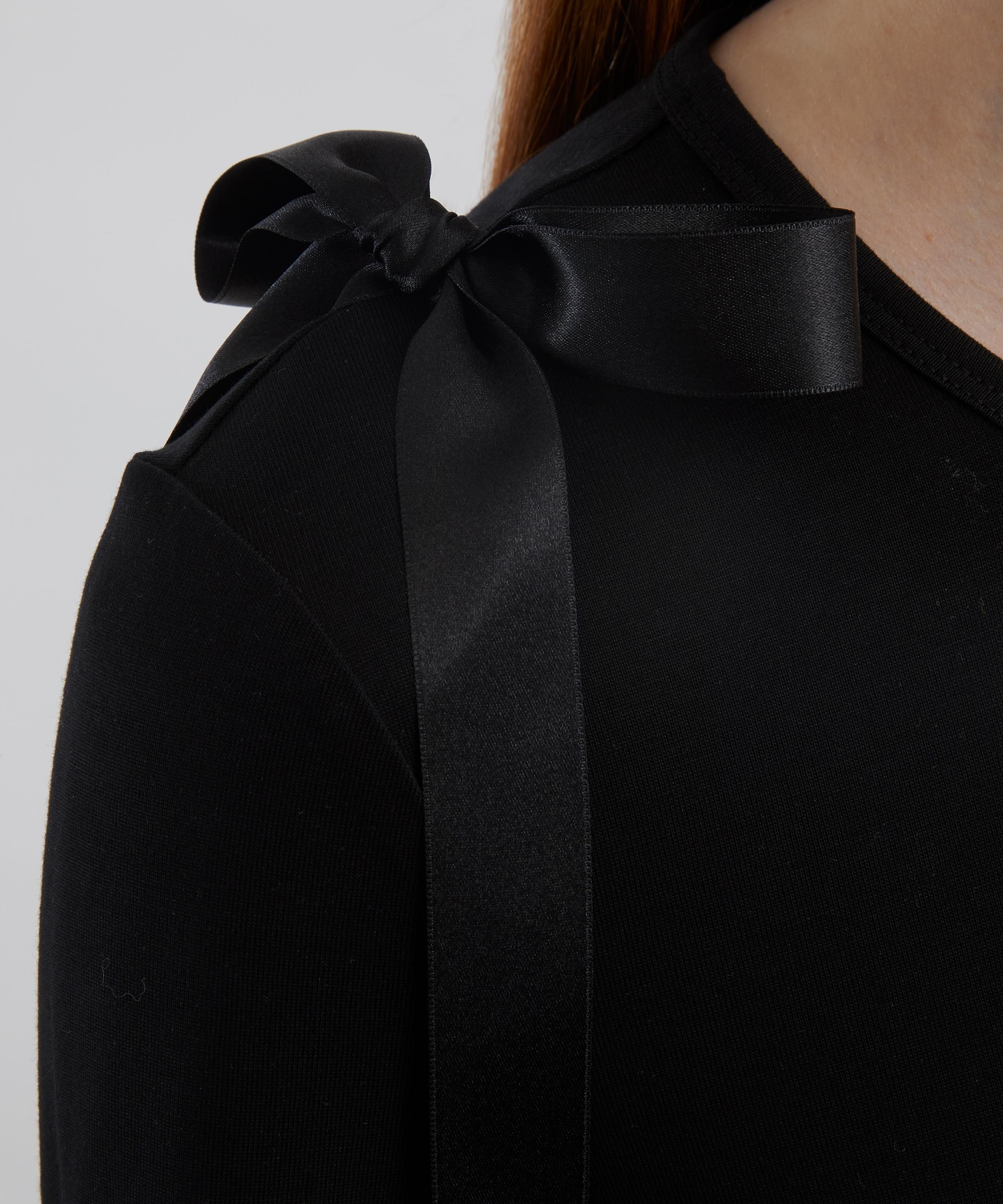 Bow Ribbon Tail Long-Sleeve T-Shirt - 5