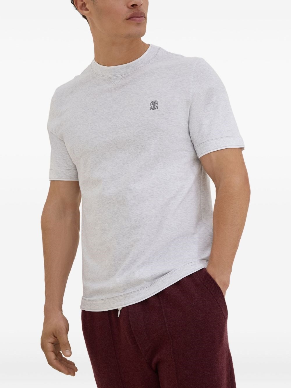 Logo cotton t-shirt - 6