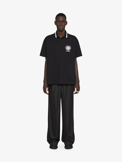 Givenchy GIVENCHY CREST POLO SHIRT IN COTTON outlook