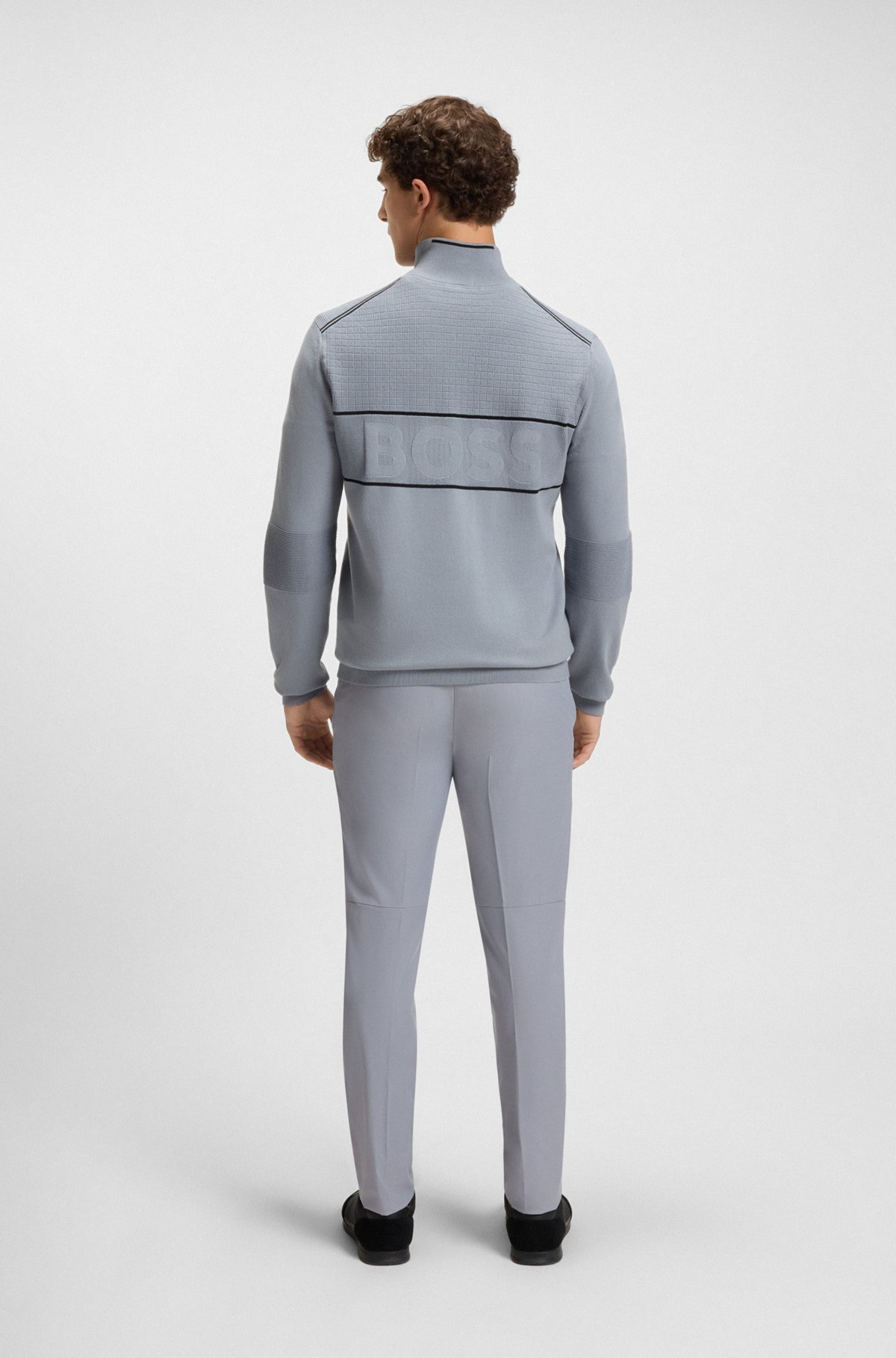 CUFFED PANTS IN WATER-REPELLENT FOUR-WAY-STRETCH TWILL - 4