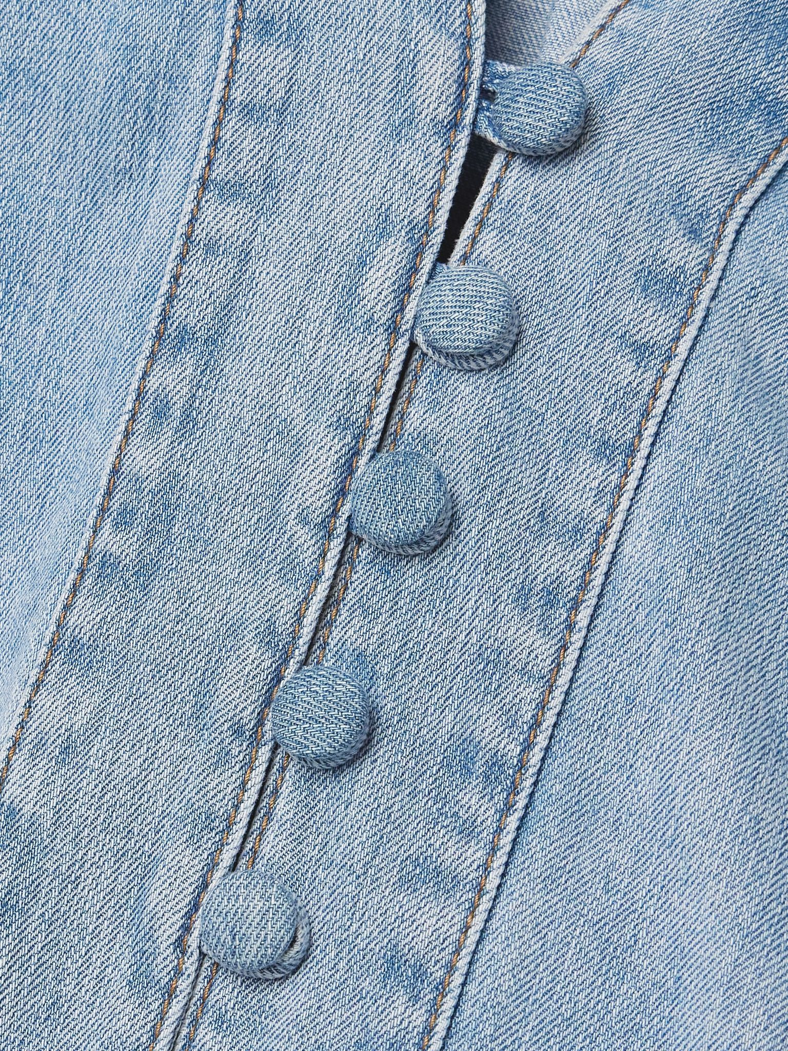 Lucky denim blouse Light denim - 5
