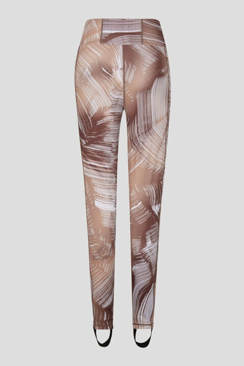 Kala Stirrup pants in Brown/Beige 6