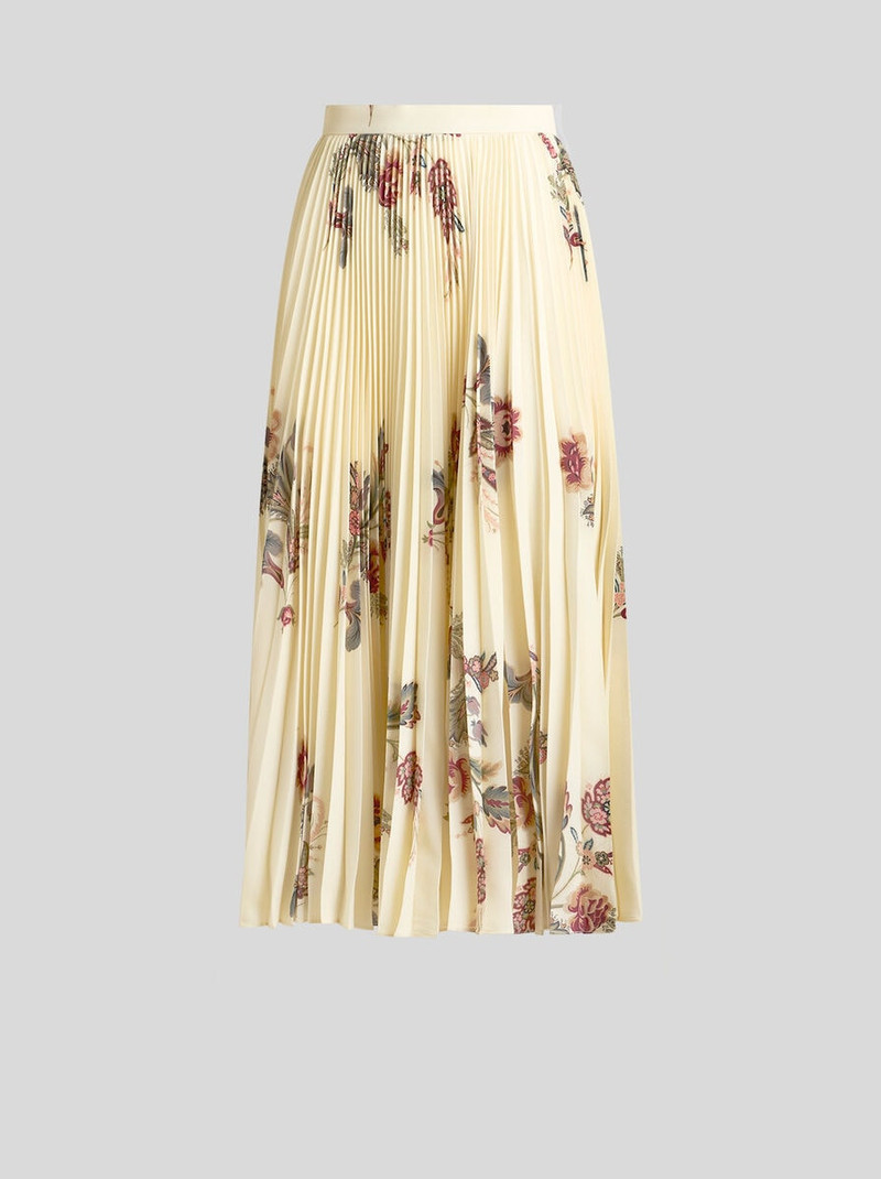 PLEATED SABLE SKIRT WITH PRINT 1