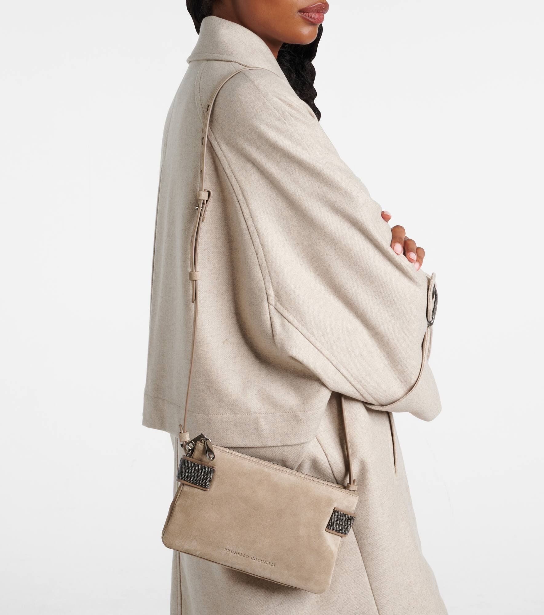 Essence Monili Small suede shoulder bag - 2