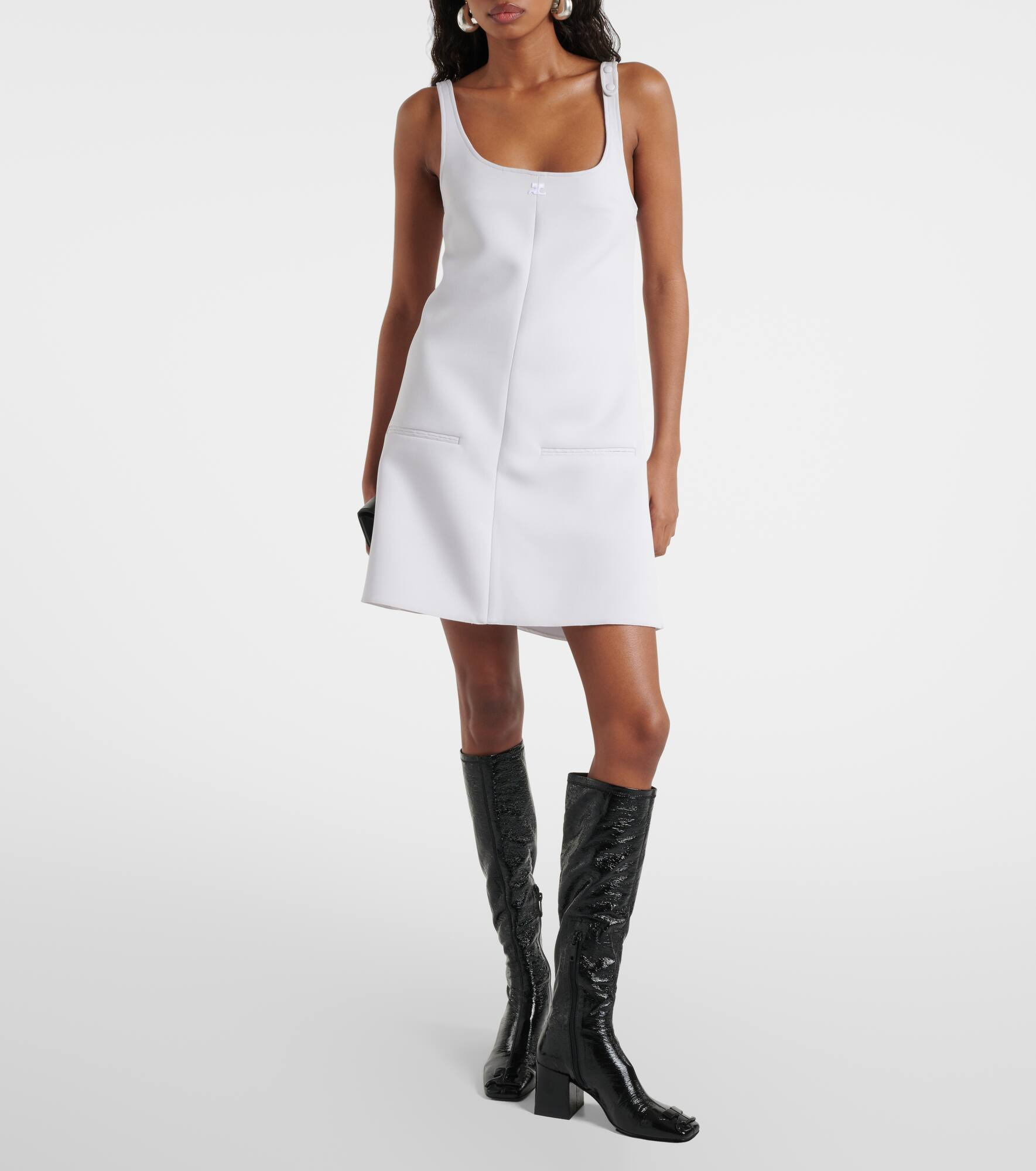 Reedition logo cutout minidress - 2