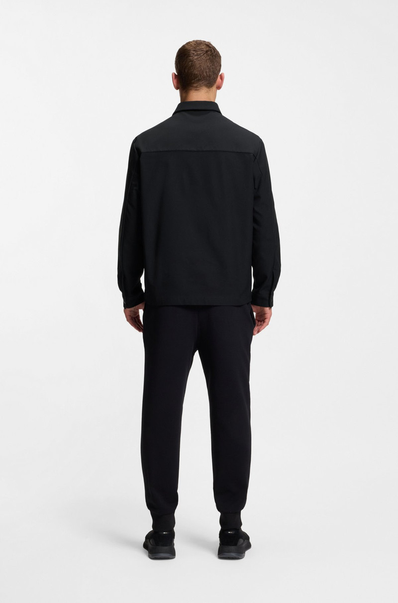 RELAXED-FIT OVERSHIRT IN WATER-REPELLENT TWILL 5