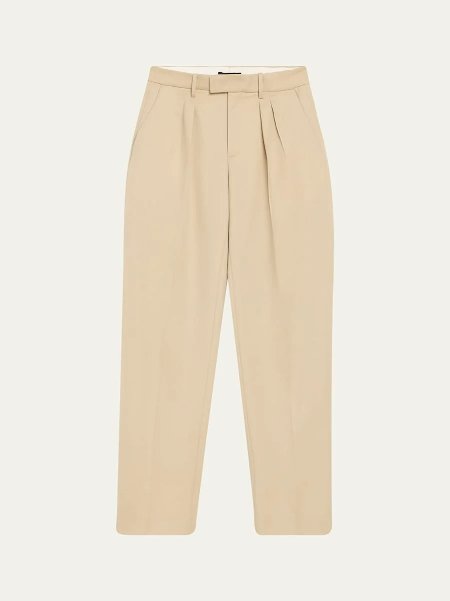 Alphonse Pleated Straight-Leg Tailoring Pants - 1