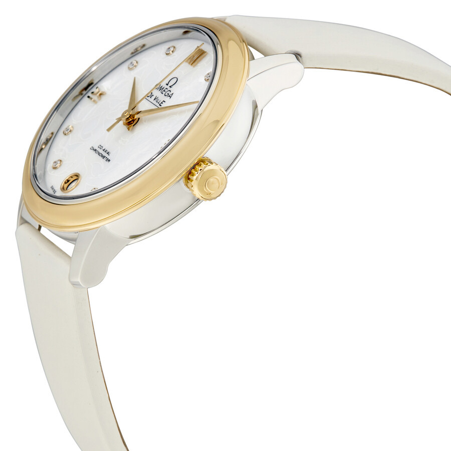 Omega De Ville Prestige Mother of Pearl Butterfly Dial Ladies Watch 424.22.33.20.55.002 - 2