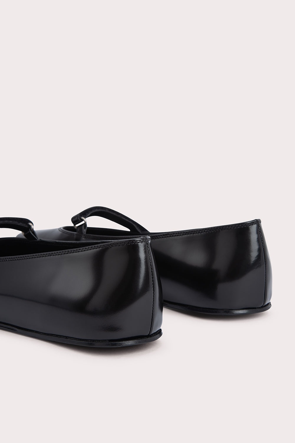 Molly Black Semi Patent Leather - 6