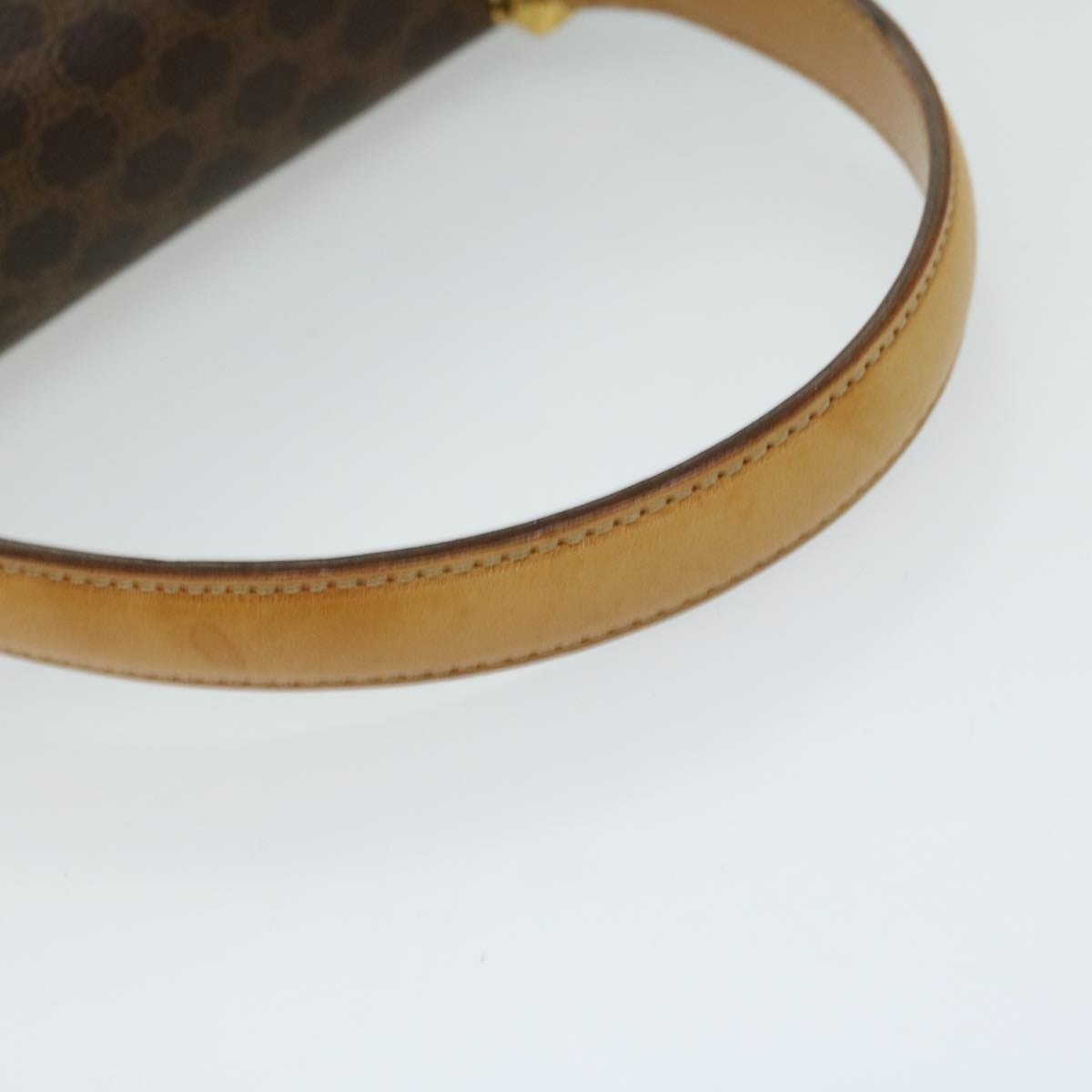 CELINE Macadam Canvas Hand Bag Pvc Brown - 7