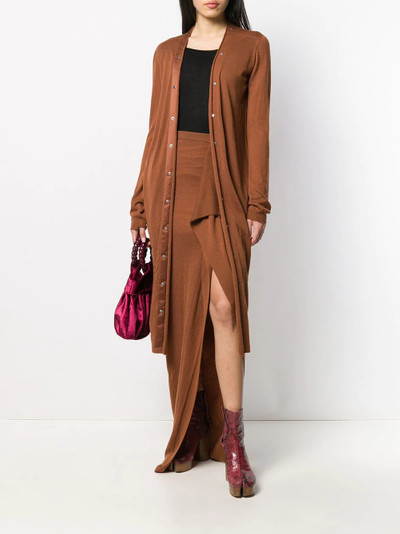 Rick Owens long cardigan outlook