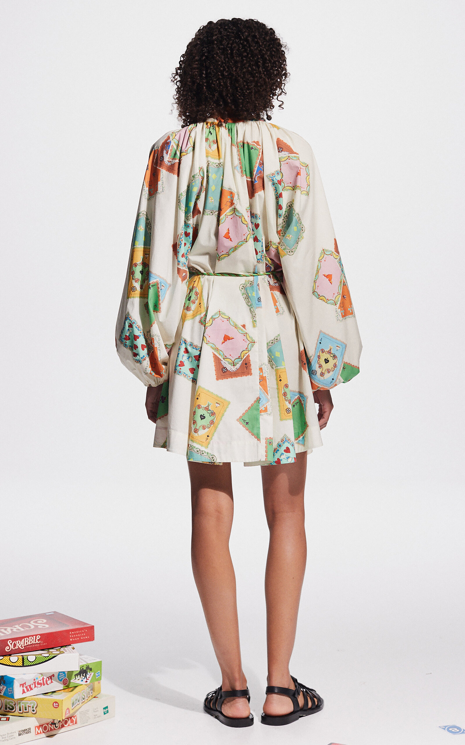 Rummy Printed Organic Cotton Poplin Mini Dress multi - 4