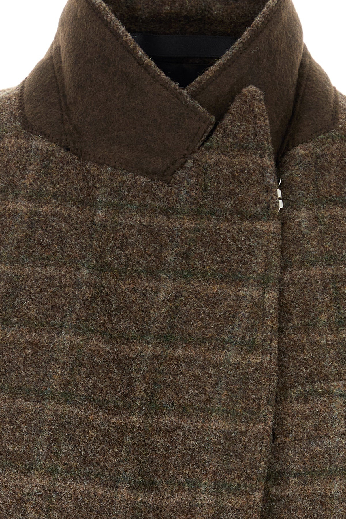 Embroidered wool Manta coat - 3