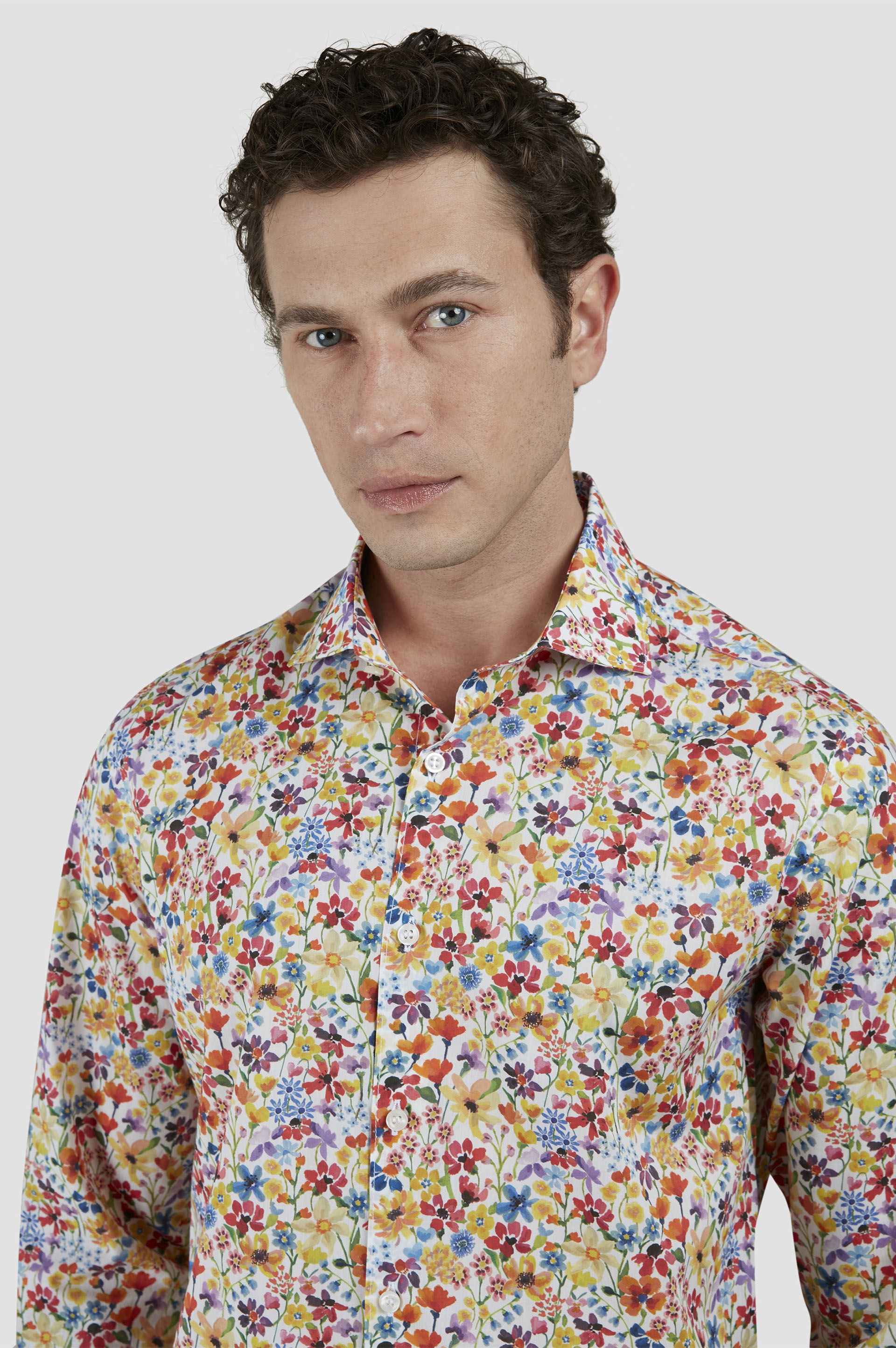 SHIRT WITH ARCHIVE FLORAL PRINT - 4