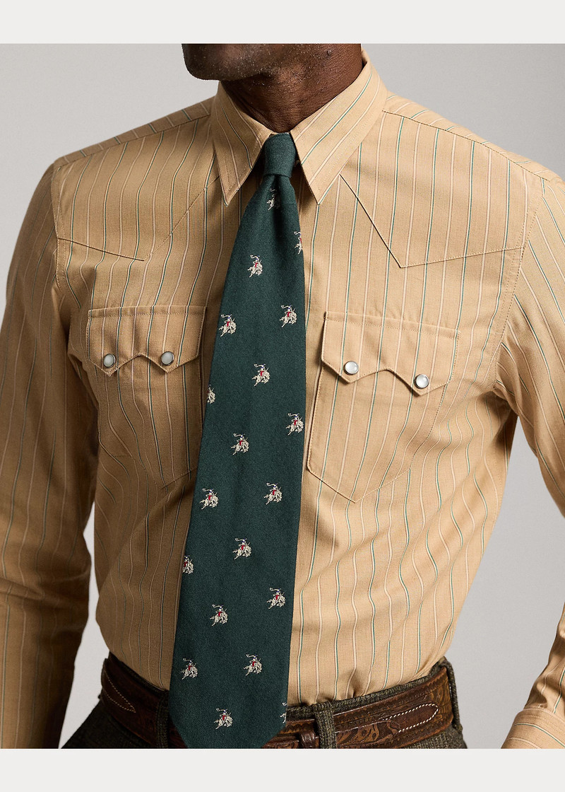 Slim Fit French Cuff Western Shirt 5