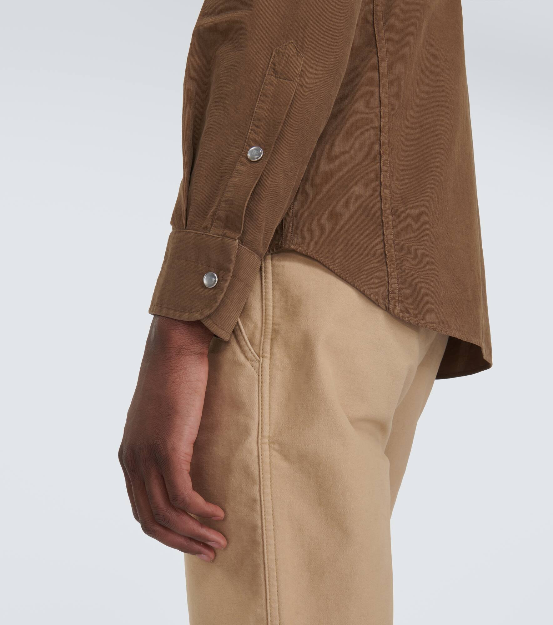 Cotton corduroy Western shirt - 6