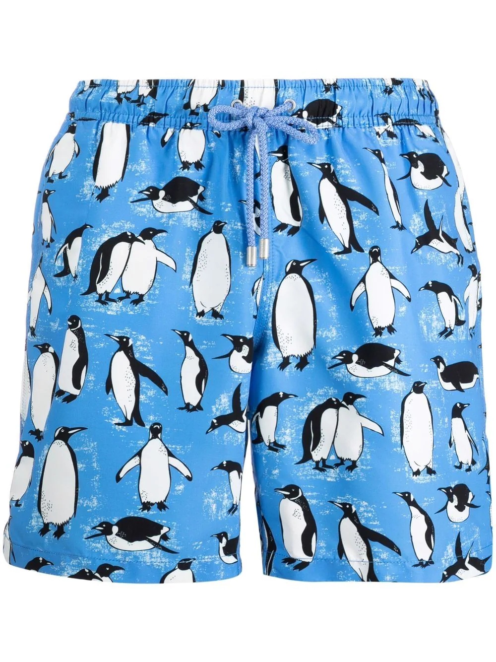 penguin-print swim shorts - 1