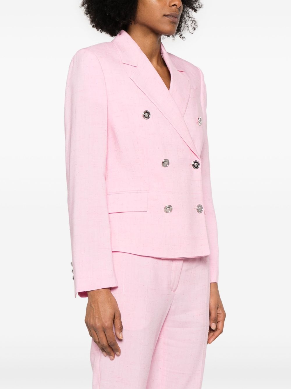 malfilé double-breasted blazer - 3
