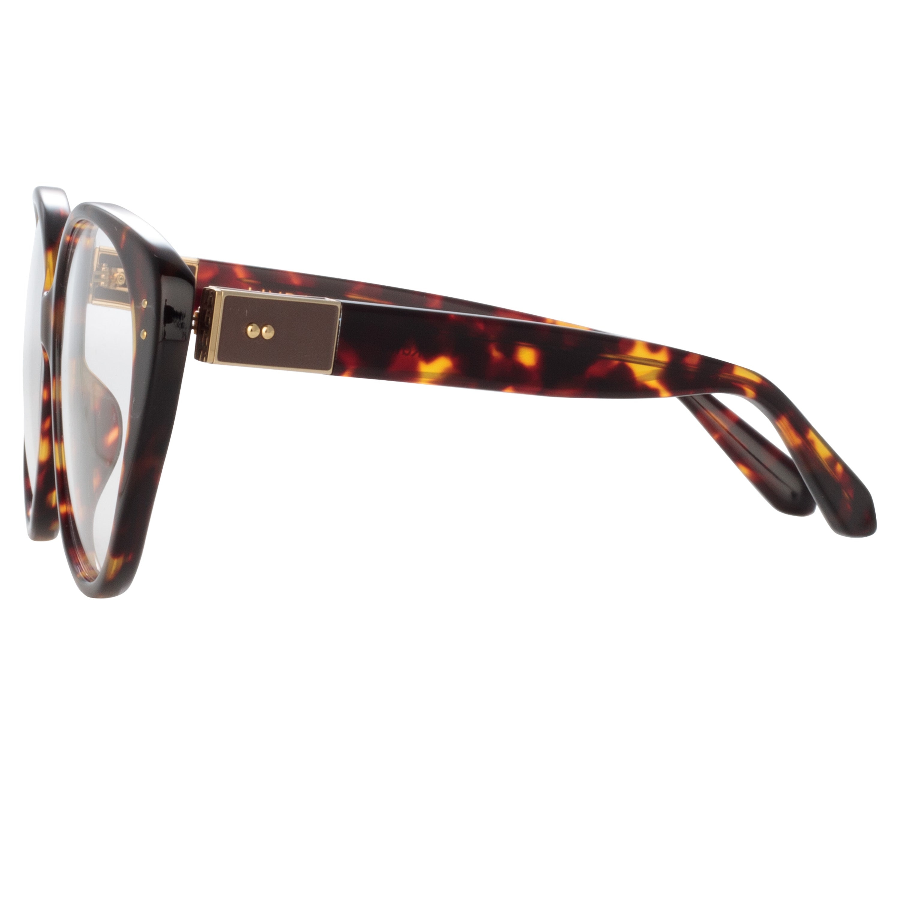 KATIA CAT EYE OPTICAL FRAME IN TORTOISESHELL - 3