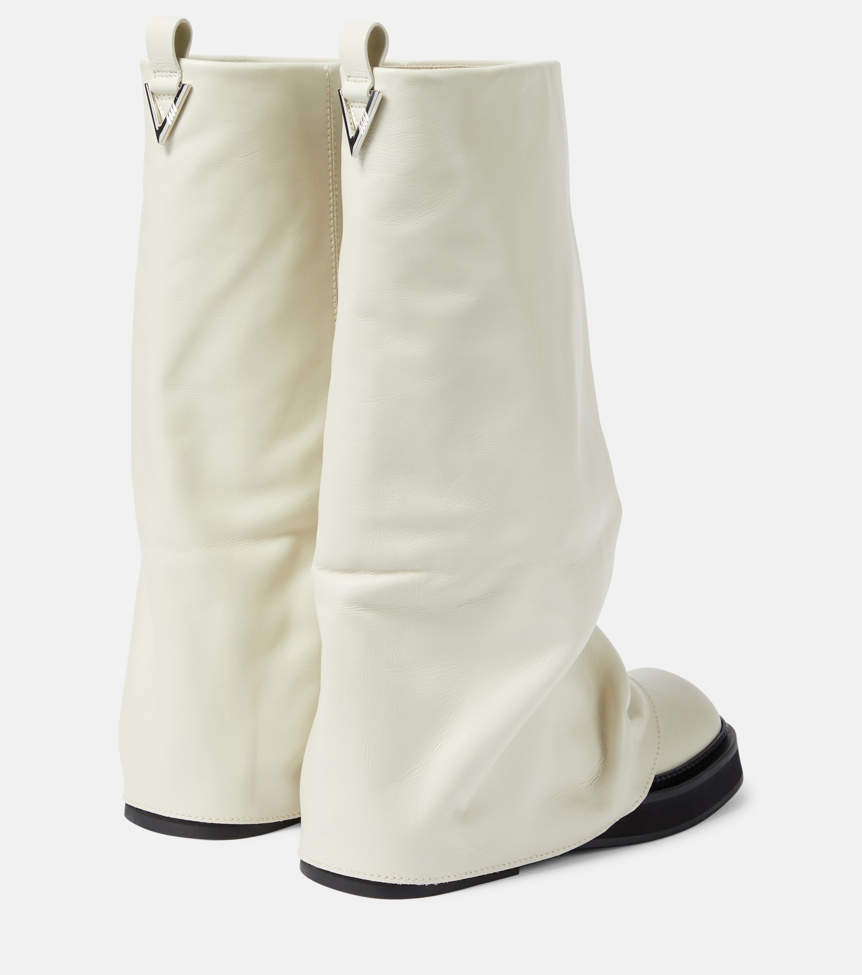 Robin leather knee-high combat boots - 3