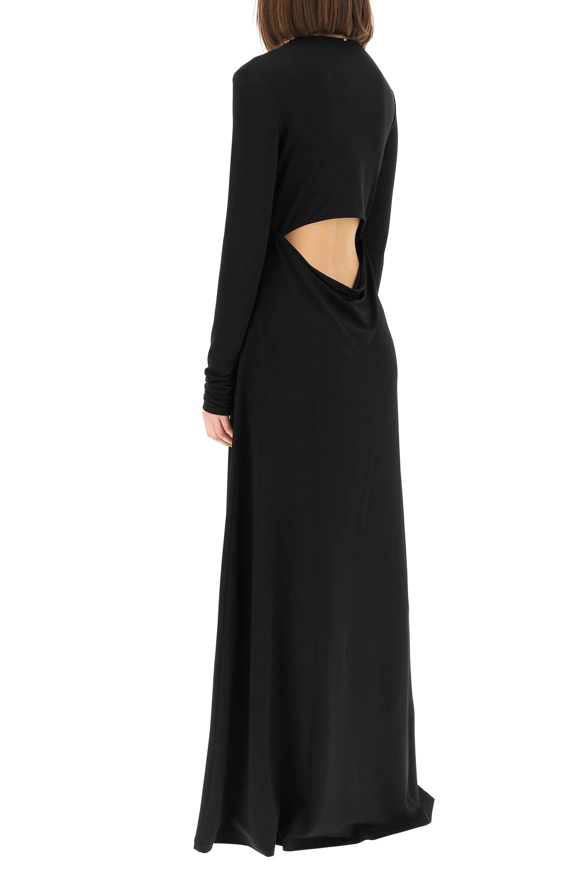 STRETCH VISCOSE JERSEY DRESS - 4