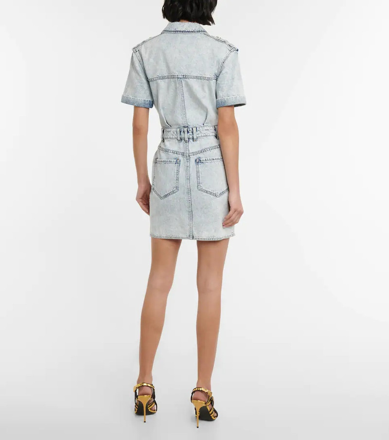 Wrap denim minidress 3