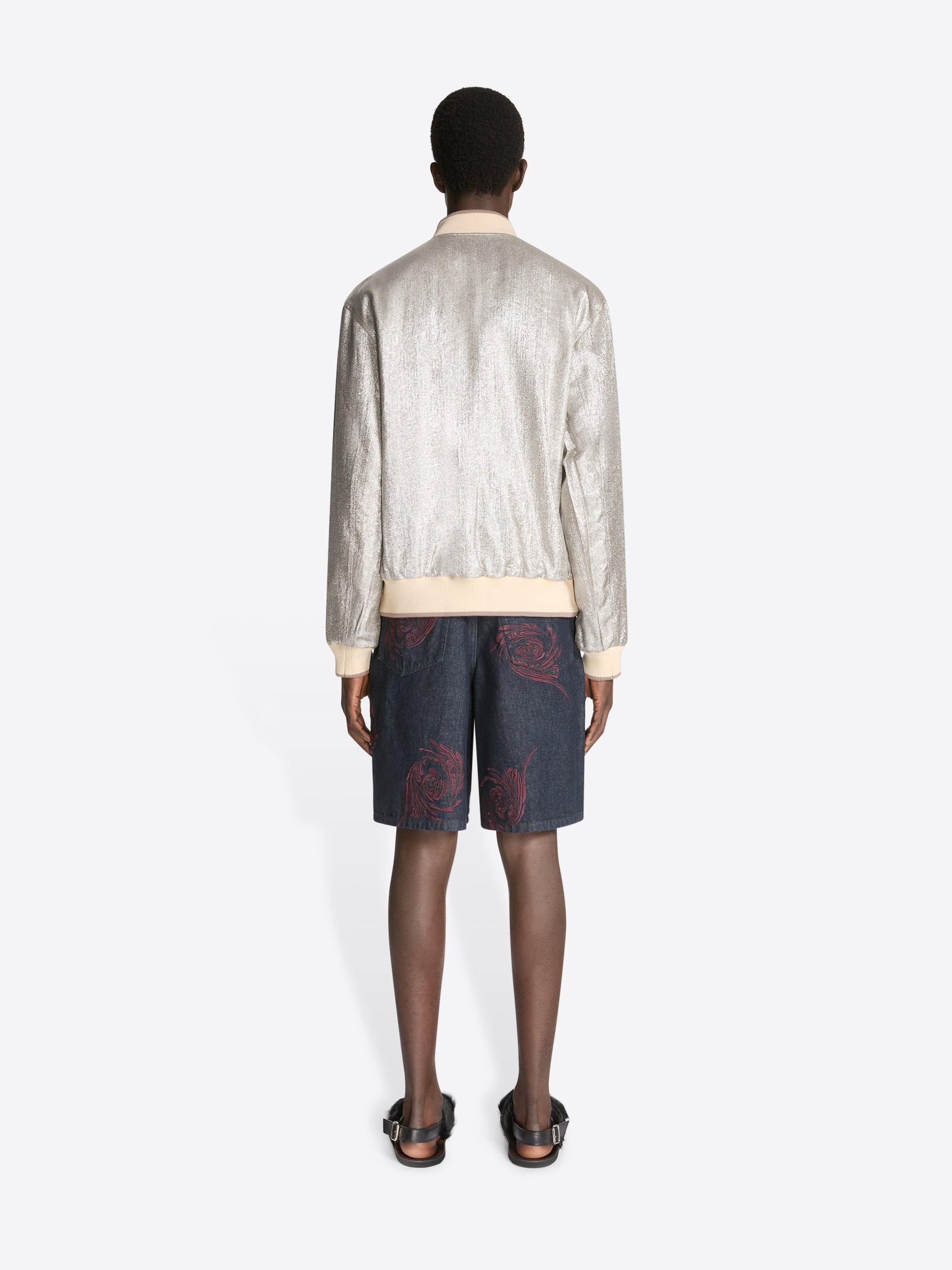 REVERSIBLE EMBROIDERED BOMBER - 8