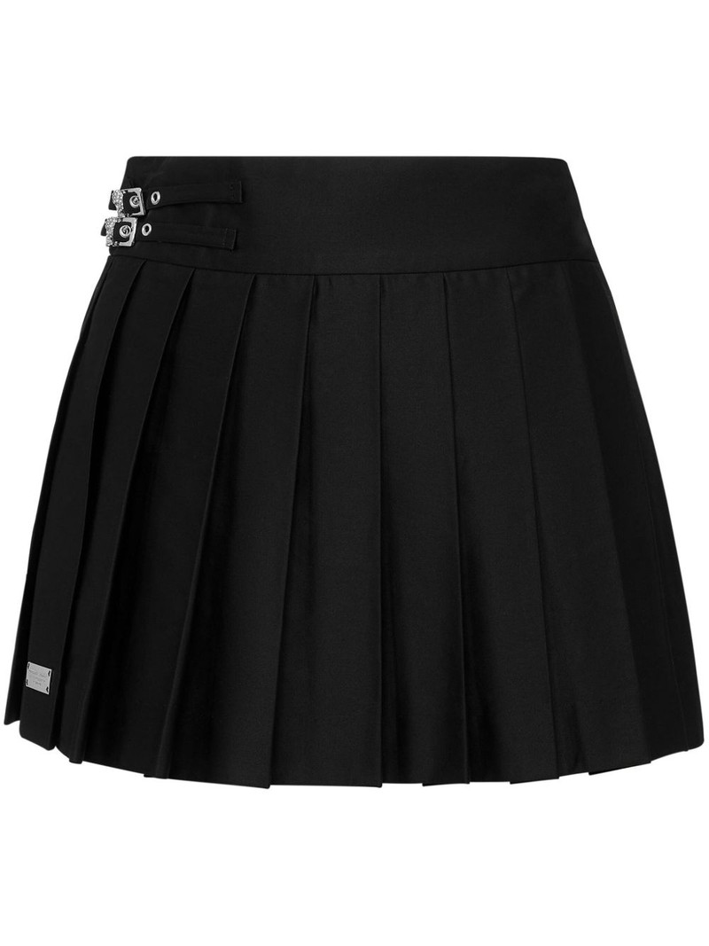 Skull pleated mini skirt 1