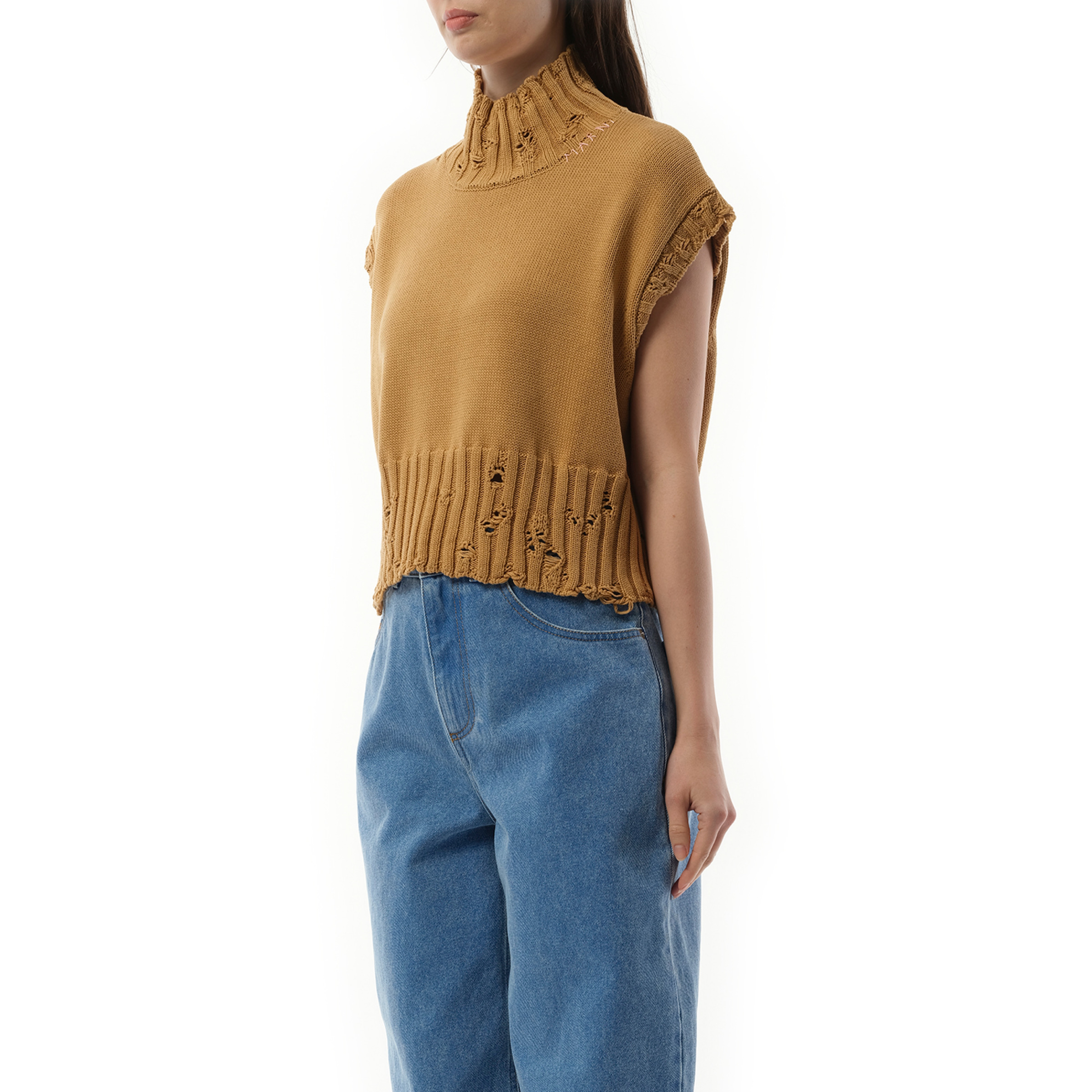 Turtleneck Sweater in Nomad - 4