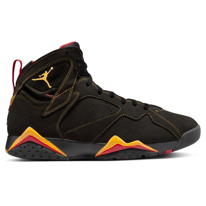 AIR JORDAN 7 RETRO 'CITRUS' - BLACK/CITRUS/VARSITY RED - 1